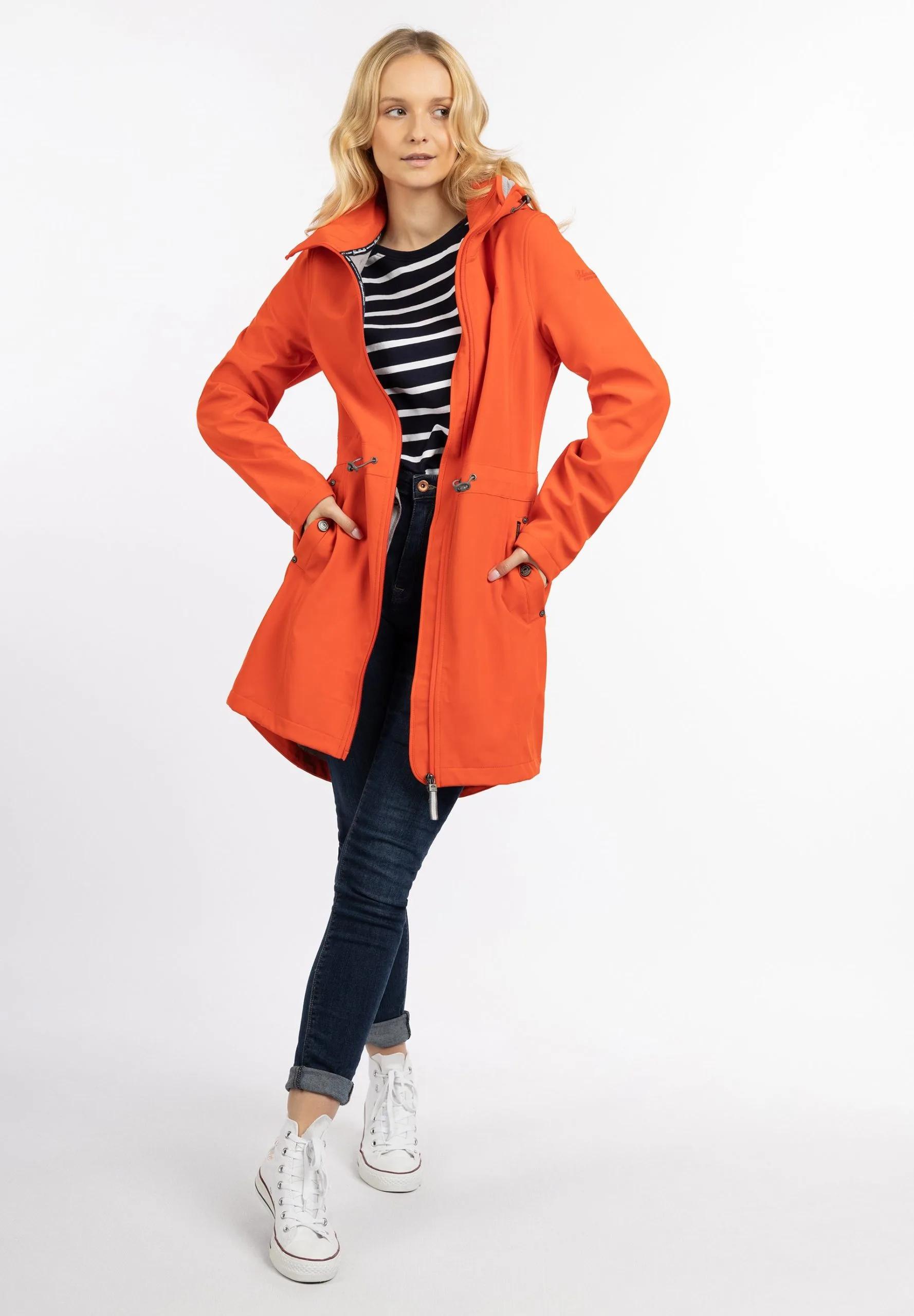 Schmuddelwedda Parka - Orange Red 4 Schmuddelwedda Parka - Orange Red - immagine 2