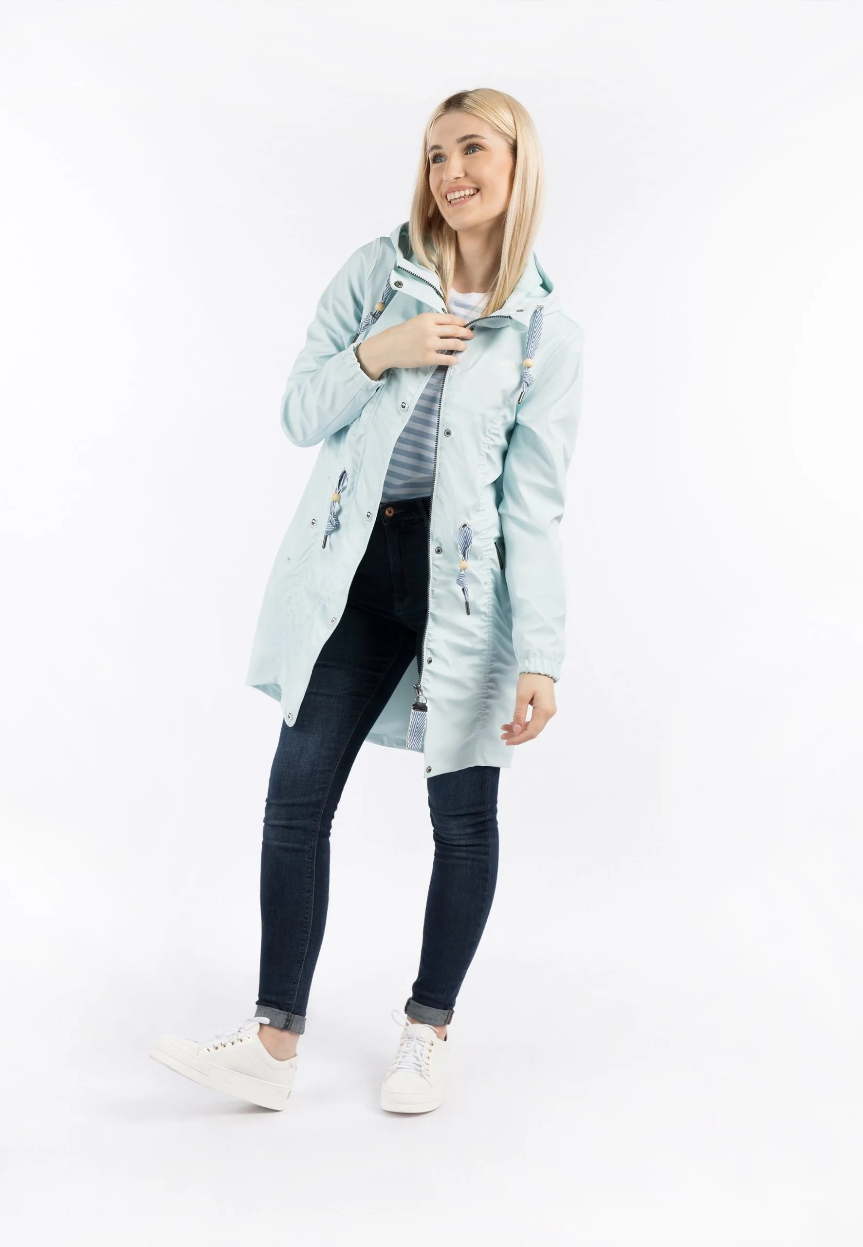 Schmuddelwedda RegenParkaBlaumint Donna Cappotti WD221U0OJ-K19 4 Schmuddelwedda RegenParkaBlaumint Donna Cappotti WD221U0OJ-K19 - immagine 2