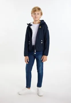 Schmuddelwedda KeytiGiacca InvernaleMarine Melange Bambini Abbigliamento Outwear WD224L008-K12