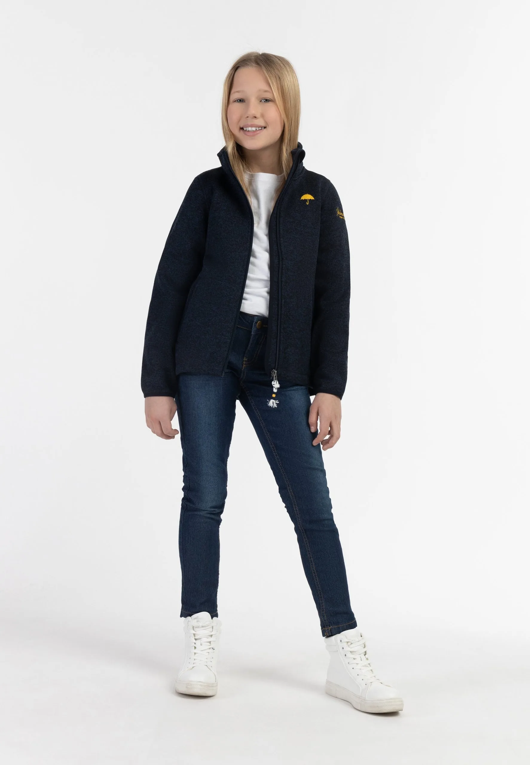 Schmuddelwedda WiloweGiacca Da Mezza StagioneMarine Melange Bambini Abbigliamento Outwear WD223K000-K11 3 Schmuddelwedda WiloweGiacca Da Mezza StagioneMarine Melange Bambini Abbigliamento Outwear WD223K000-K11