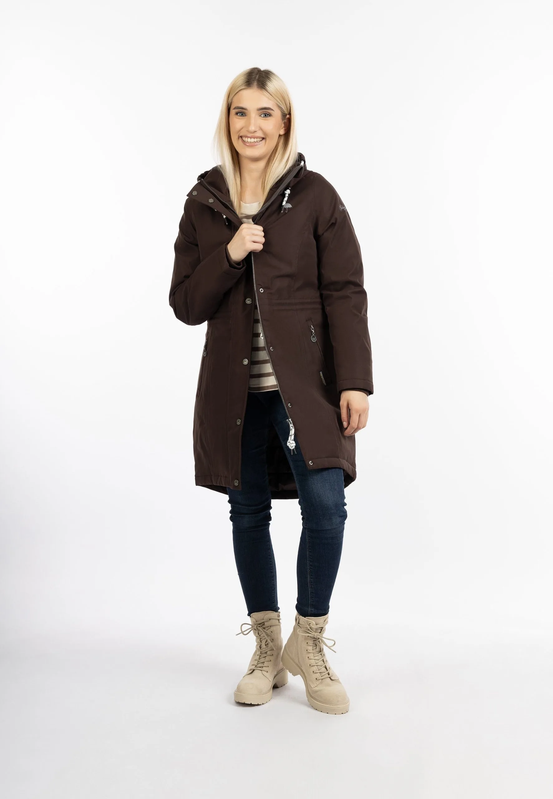 Schmuddelwedda Cappotto InvernaleDunkelbraun Donna Cappotti WD221U0OS-O11 4 Schmuddelwedda Cappotto InvernaleDunkelbraun Donna Cappotti WD221U0OS-O11 - immagine 2