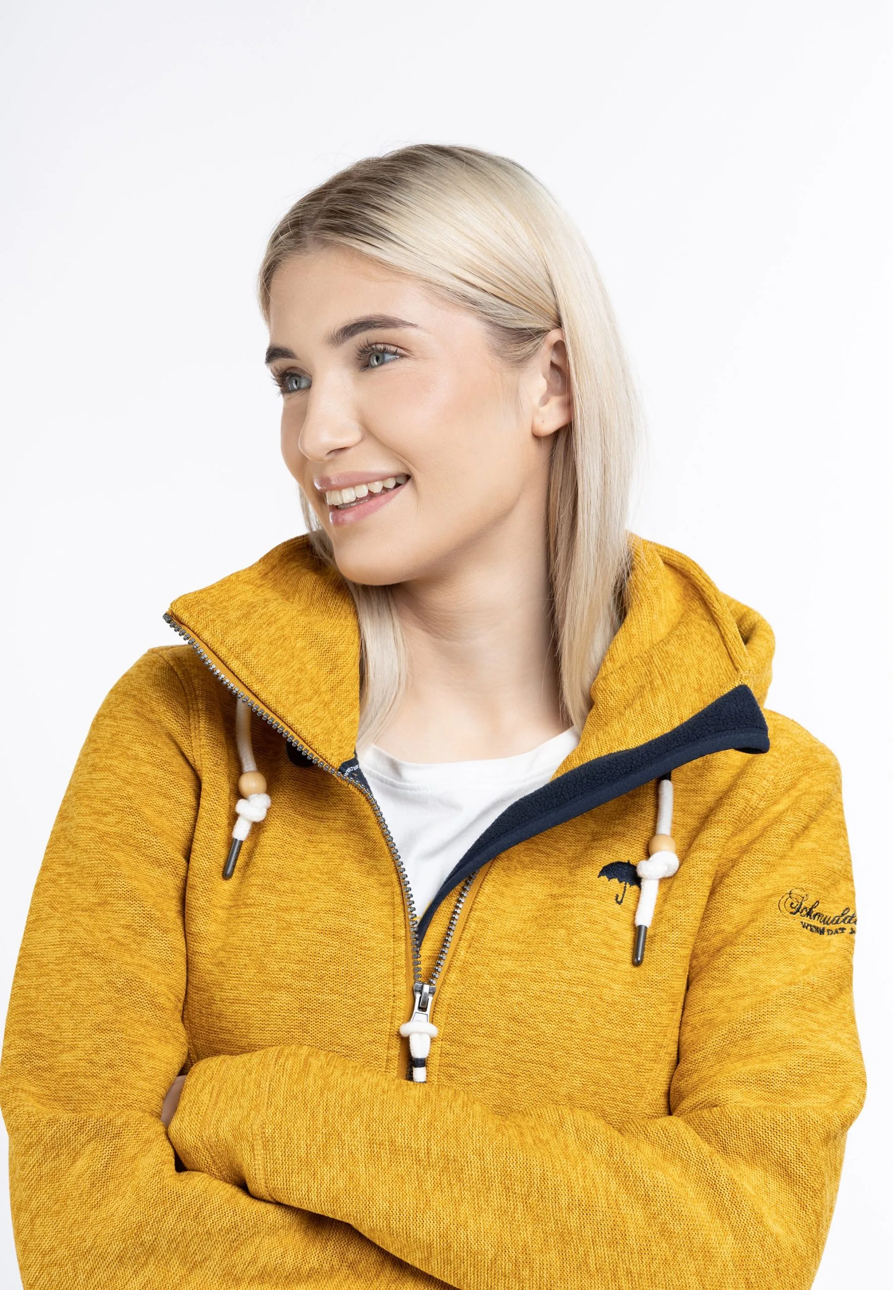 Schmuddelwedda FraullyCappotto CortoSenf Melange Donna Cappotti WD221U0OV-E11 6 Schmuddelwedda FraullyCappotto CortoSenf Melange Donna Cappotti WD221U0OV-E11 - immagine 4