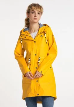 Schmuddelwedda Regen IncusParkaSonnengelb Marine Melange Donna Giacche E Blazer WD221U0RI-E12