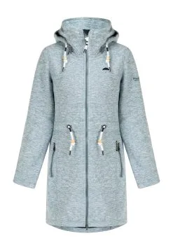 Schmuddelwedda FraullyCappotto CortoHellblau Melange Donna Cappotti WD221U0OV-K11 -Schmuddelwedda Vendite 224c6fccad59473885eb5e40fb563811