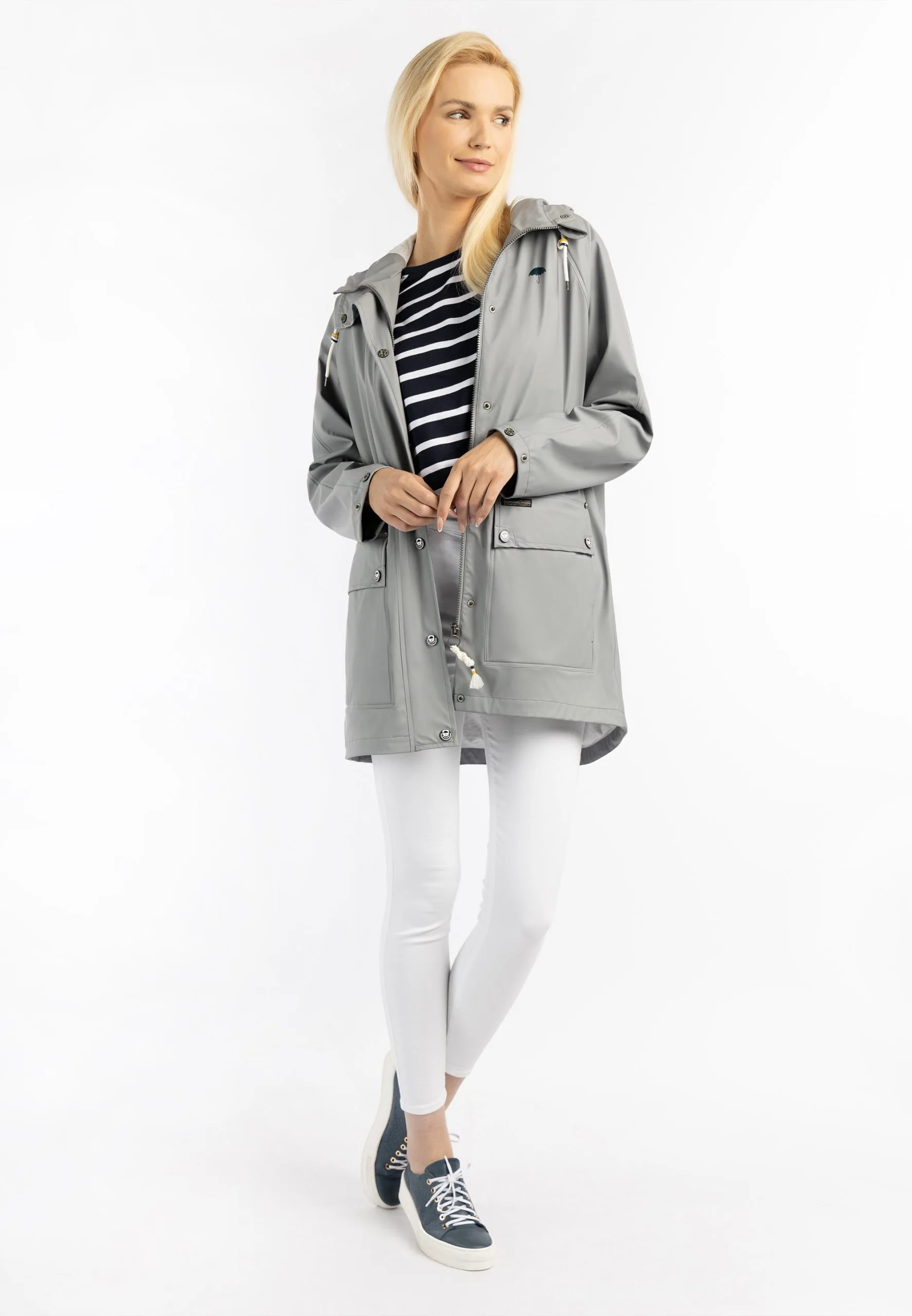 Schmuddelwedda ImpermeabileGrau Donna Cappotti WD221U0OI-C13 4 Schmuddelwedda ImpermeabileGrau Donna Cappotti WD221U0OI-C13 - immagine 2