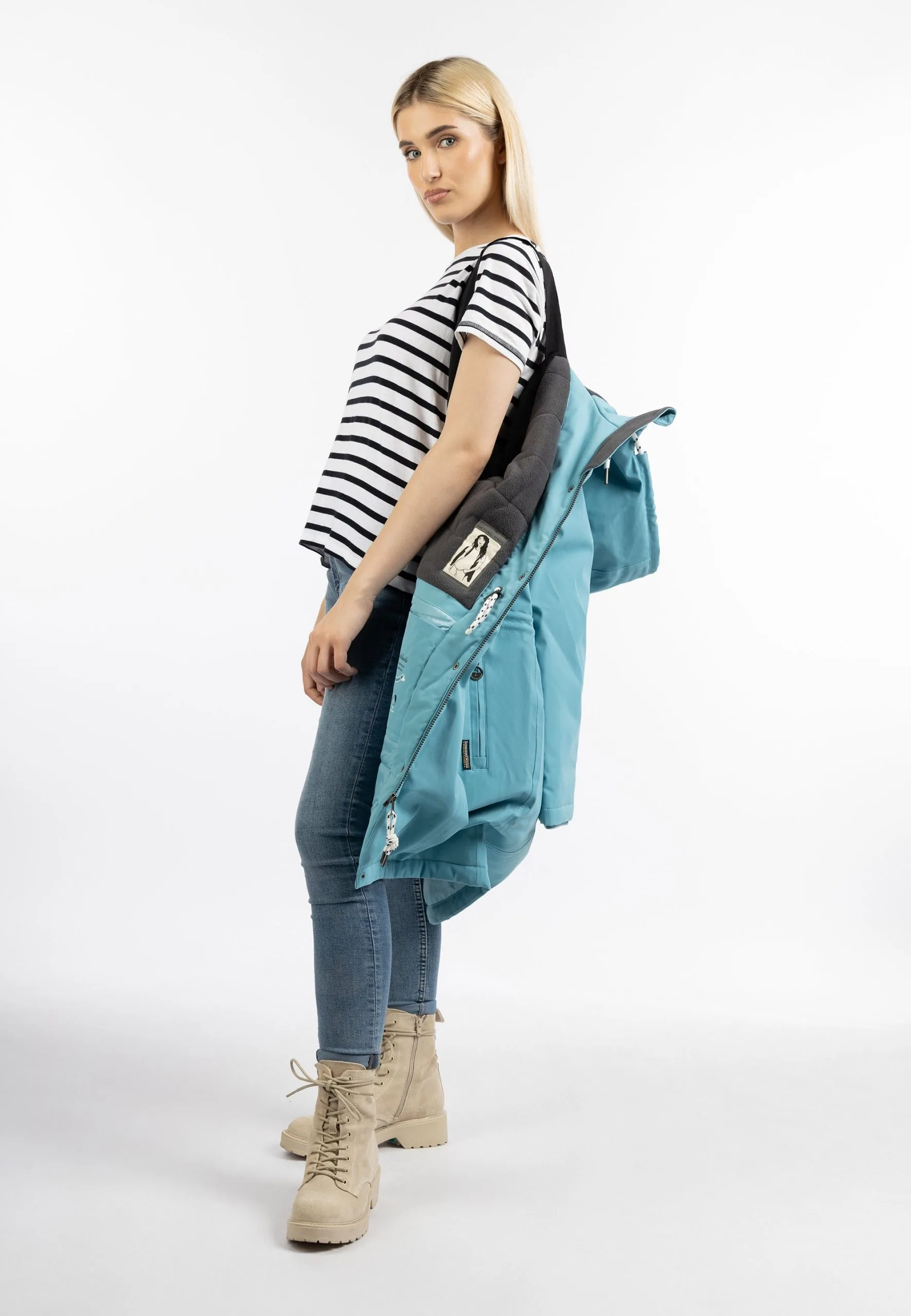 Schmuddelwedda Cappotto InvernaleEisblau Donna Cappotti WD221U0OS-K13 7 Schmuddelwedda Cappotto InvernaleEisblau Donna Cappotti WD221U0OS-K13 - immagine 5