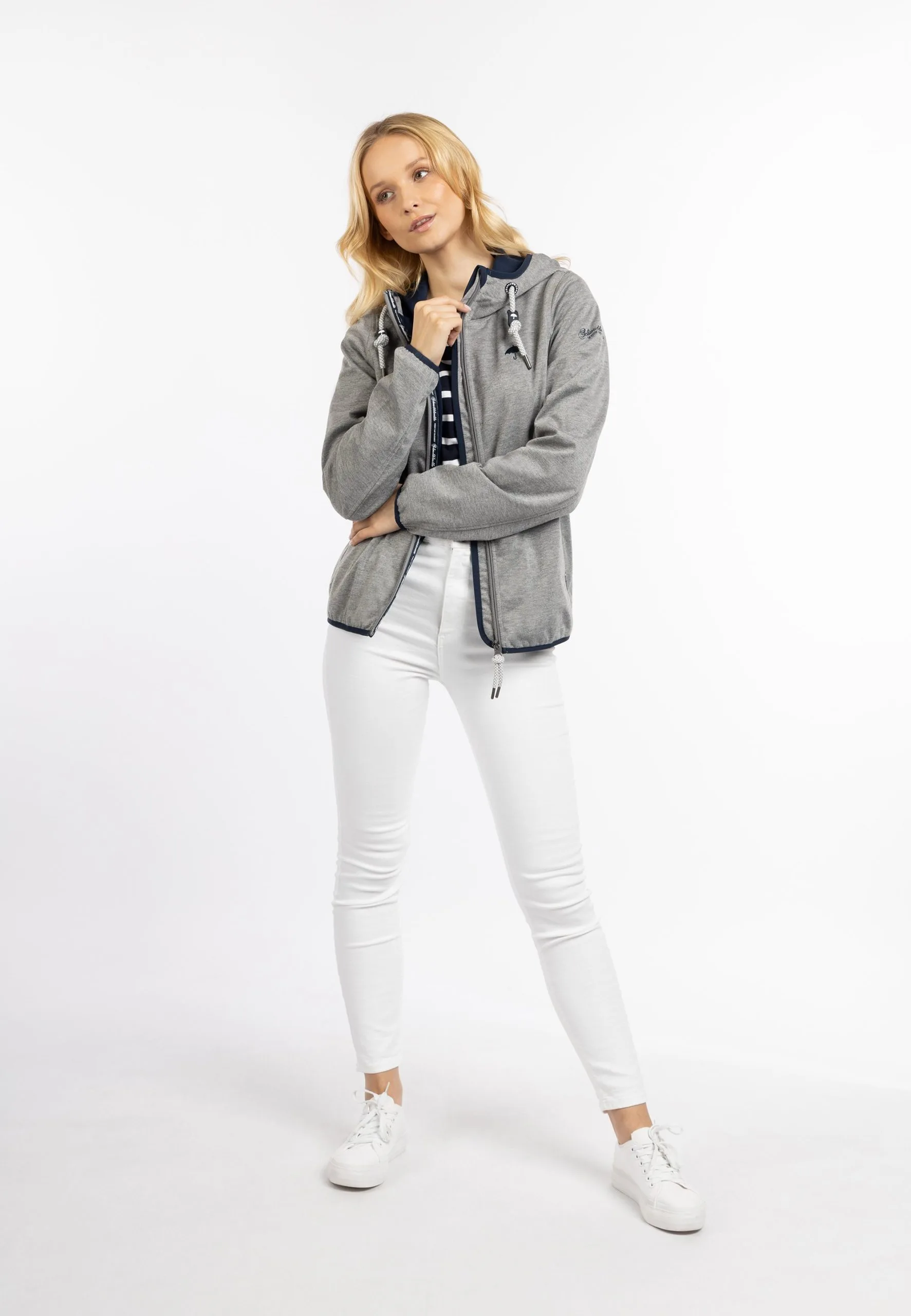 Schmuddelwedda FunktionsImpermeabileGrau Melange Marine Donna Giacche E Blazer WD221U0I3-C13 4 Schmuddelwedda FunktionsImpermeabileGrau Melange Marine Donna Giacche E Blazer WD221U0I3-C13 - immagine 2