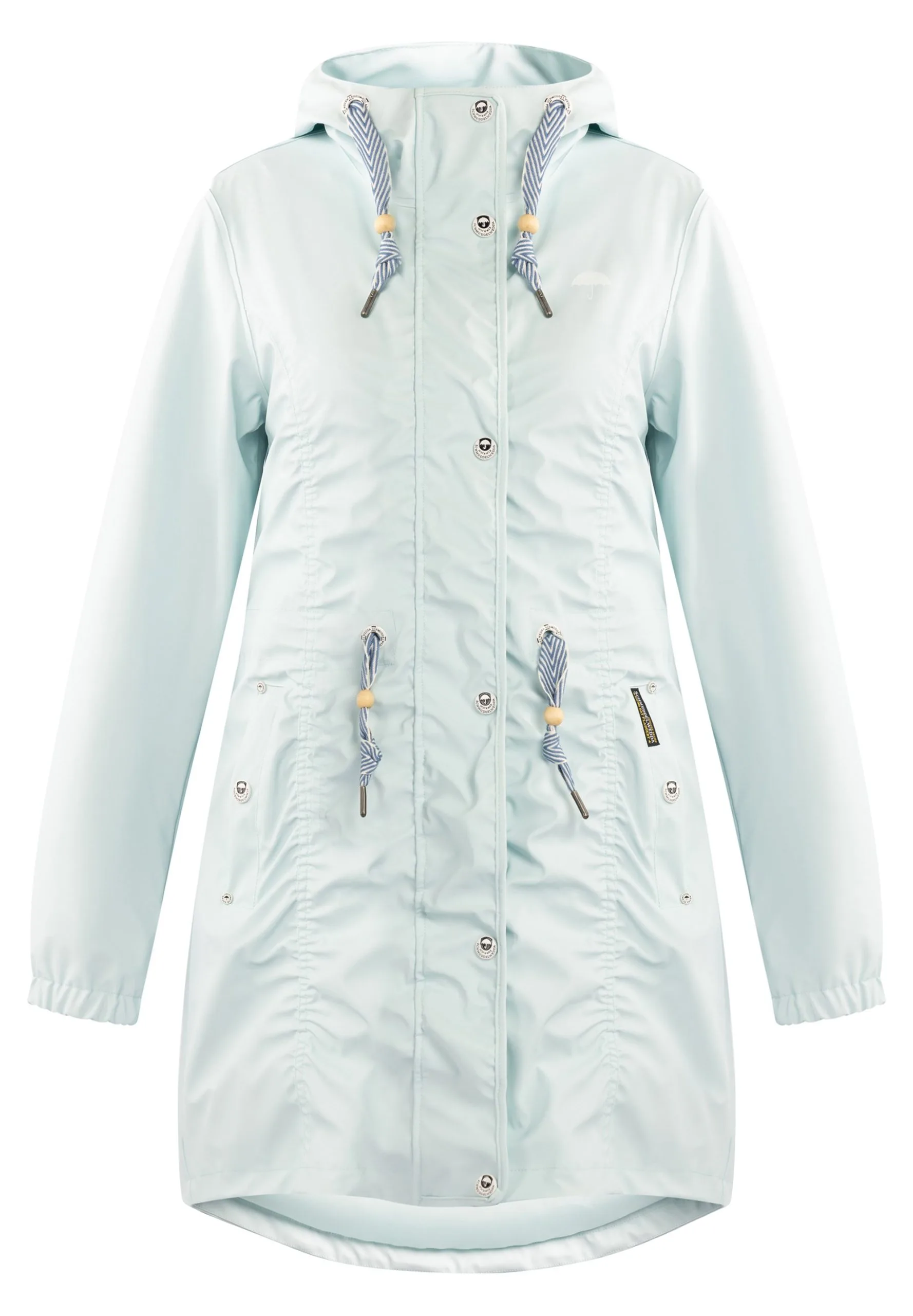 Schmuddelwedda RegenParkaBlaumint Donna Cappotti WD221U0OJ-K19 7 Schmuddelwedda RegenParkaBlaumint Donna Cappotti WD221U0OJ-K19 - immagine 5