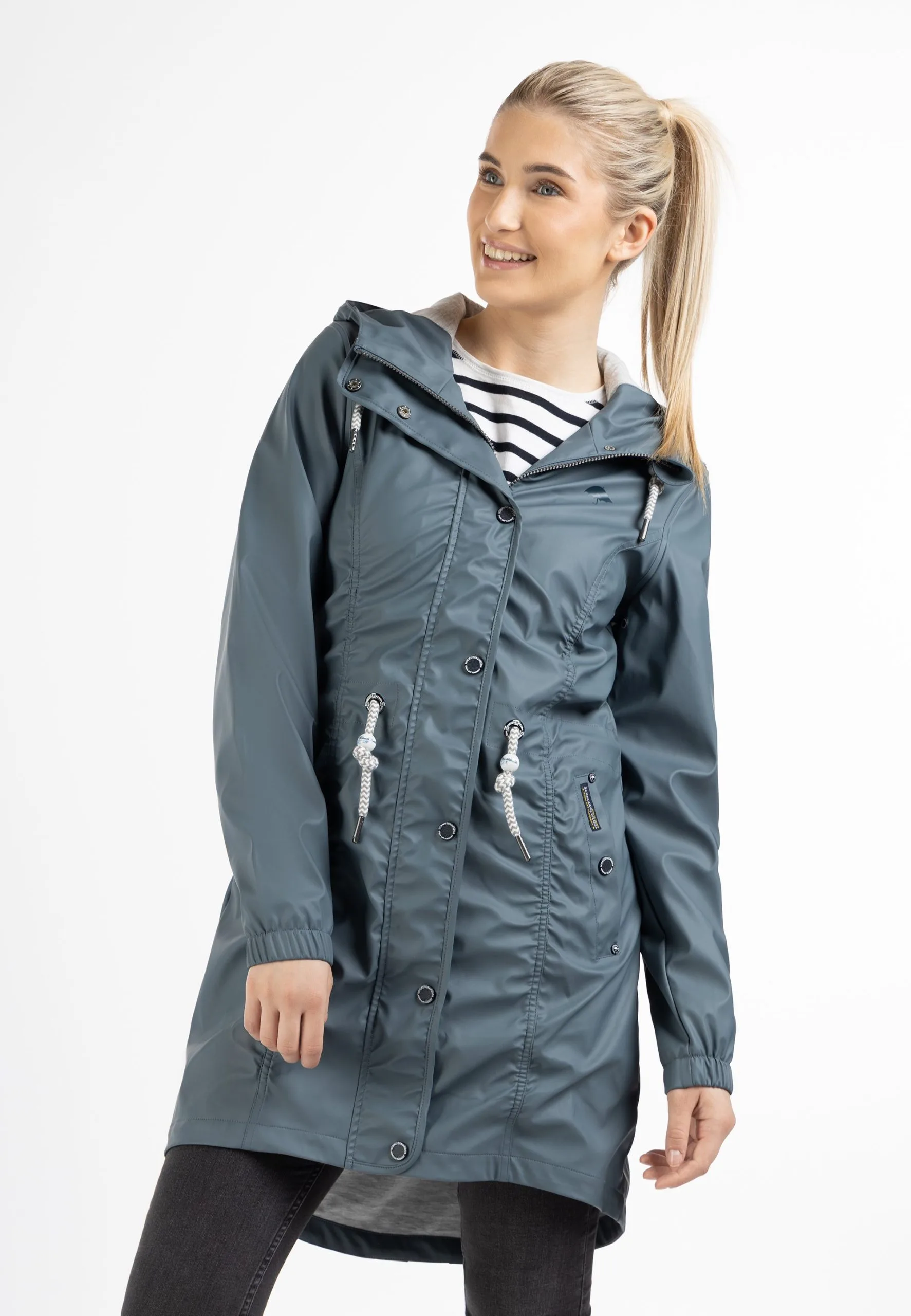 Schmuddelwedda Regen - Parka - Blue Grey 3 Schmuddelwedda Regen - Parka - Blue Grey