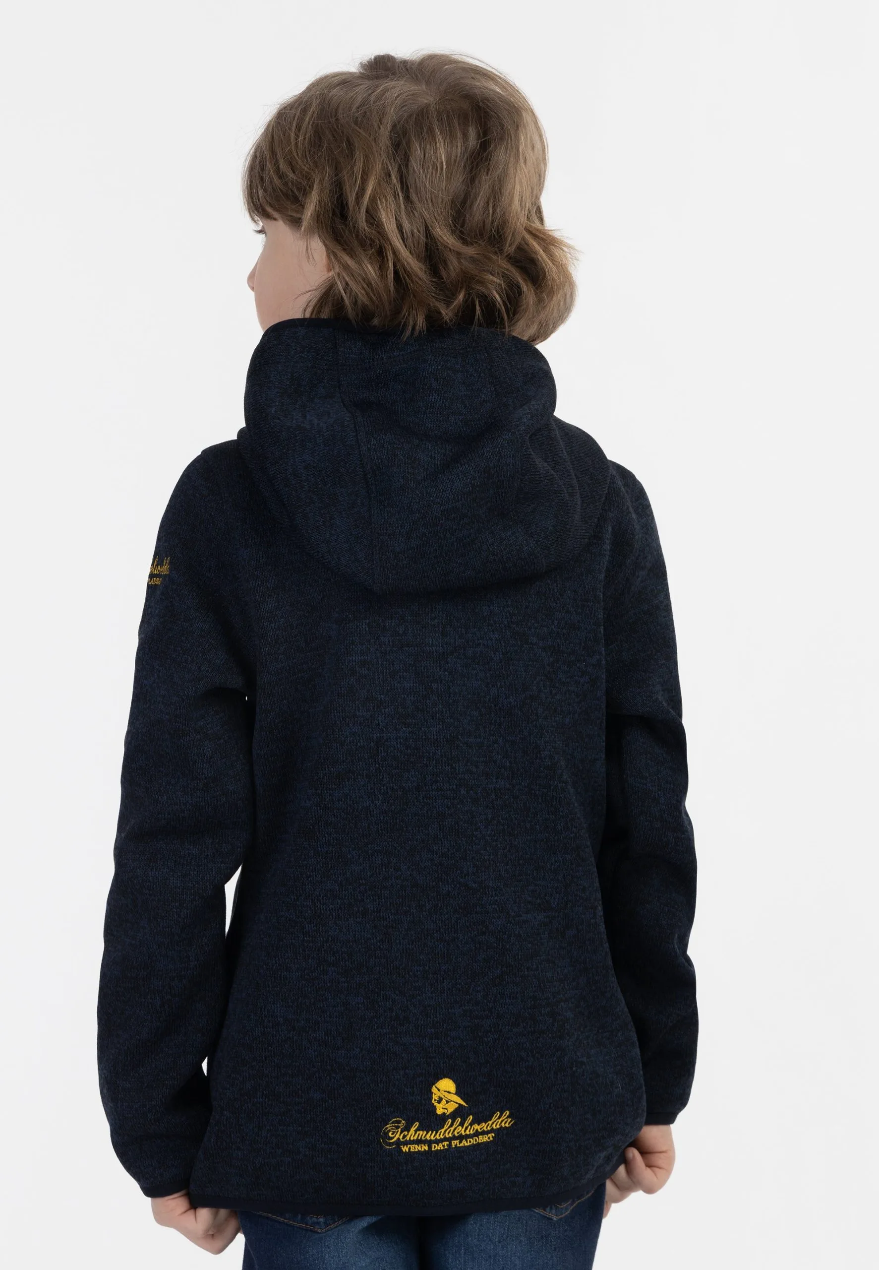 Schmuddelwedda Giacca In PileMarine Melange Bambini Abbigliamento Outwear WD224K000-K11 5 Schmuddelwedda Giacca In PileMarine Melange Bambini Abbigliamento Outwear WD224K000-K11 - immagine 3