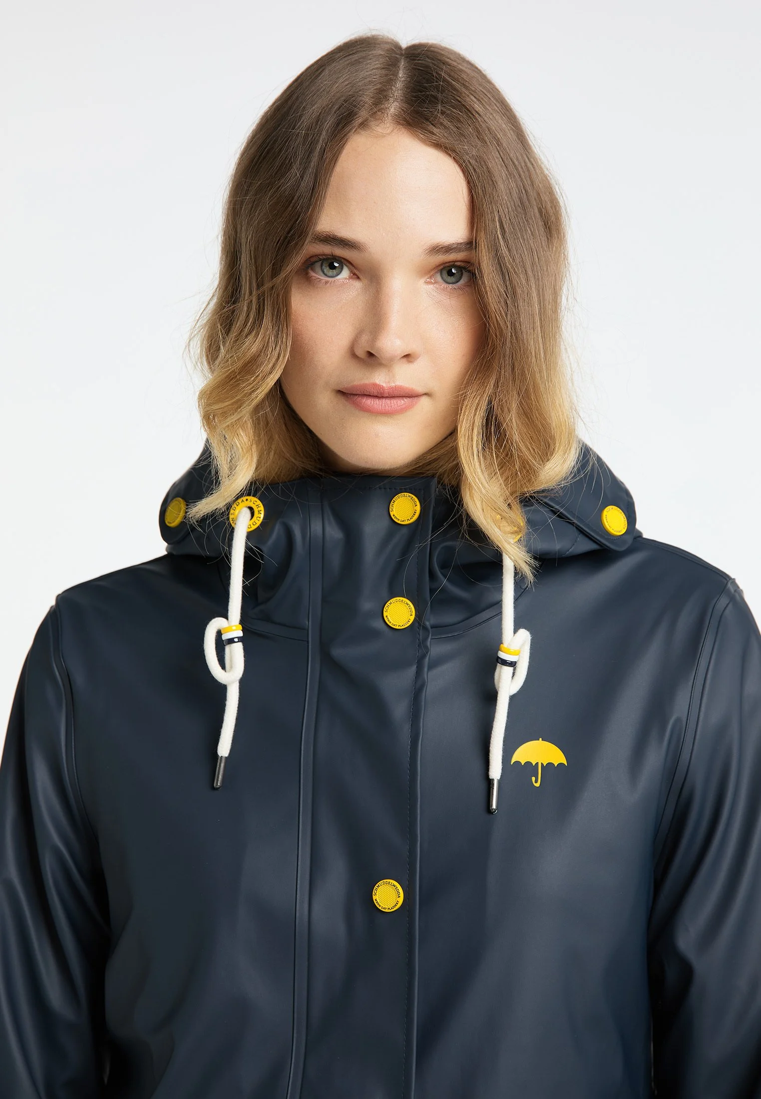 Schmuddelwedda Regen IncusParkaMarine Grau Melange Donna Cappotti WD221U0RI-K13 6 Schmuddelwedda Regen IncusParkaMarine Grau Melange Donna Cappotti WD221U0RI-K13 - immagine 4