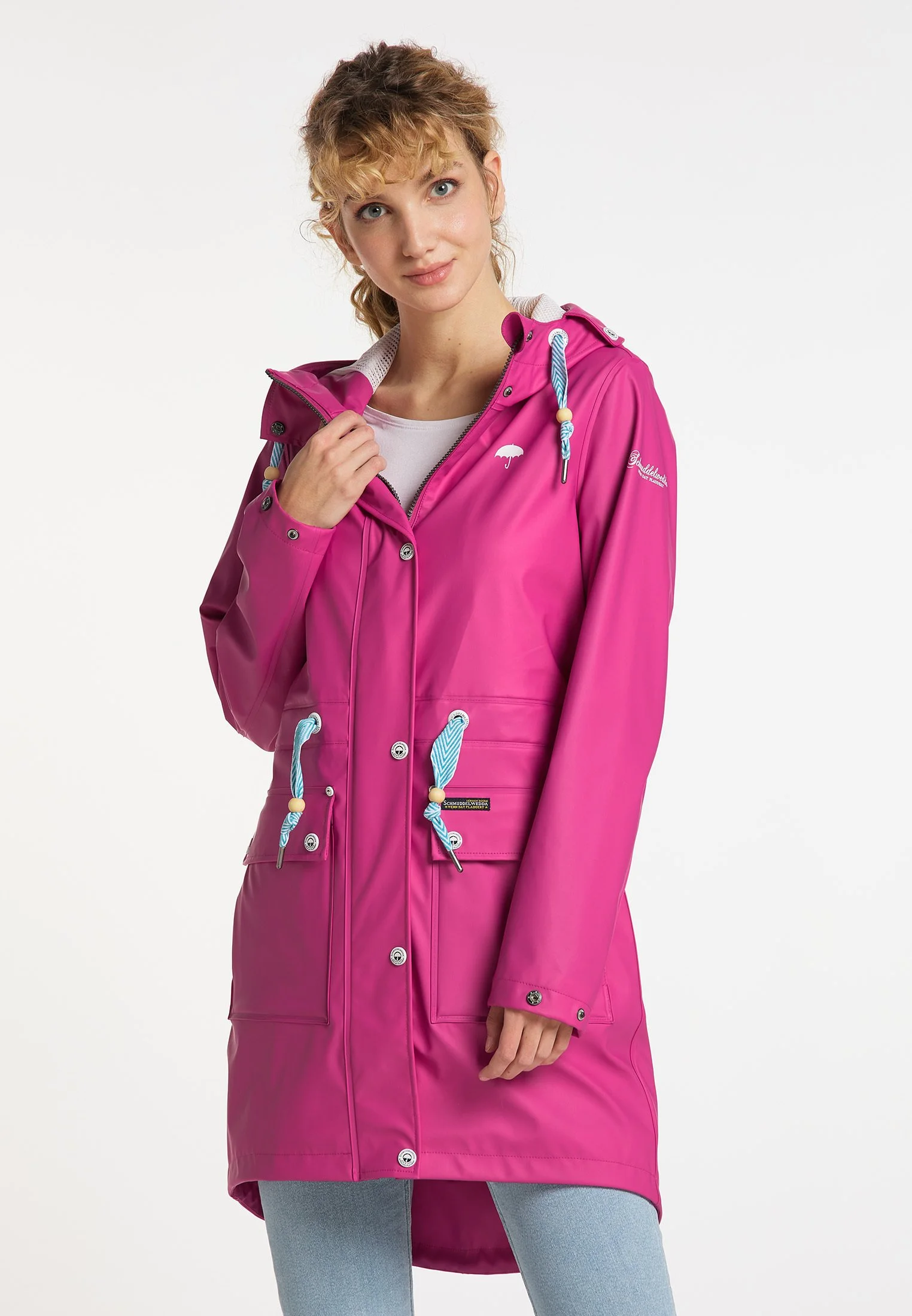 Schmuddelwedda Regen IncusParkaFuchsia Pink Donna Cappotti WD221U0RI-J13 3 Schmuddelwedda Regen IncusParkaFuchsia Pink Donna Cappotti WD221U0RI-J13