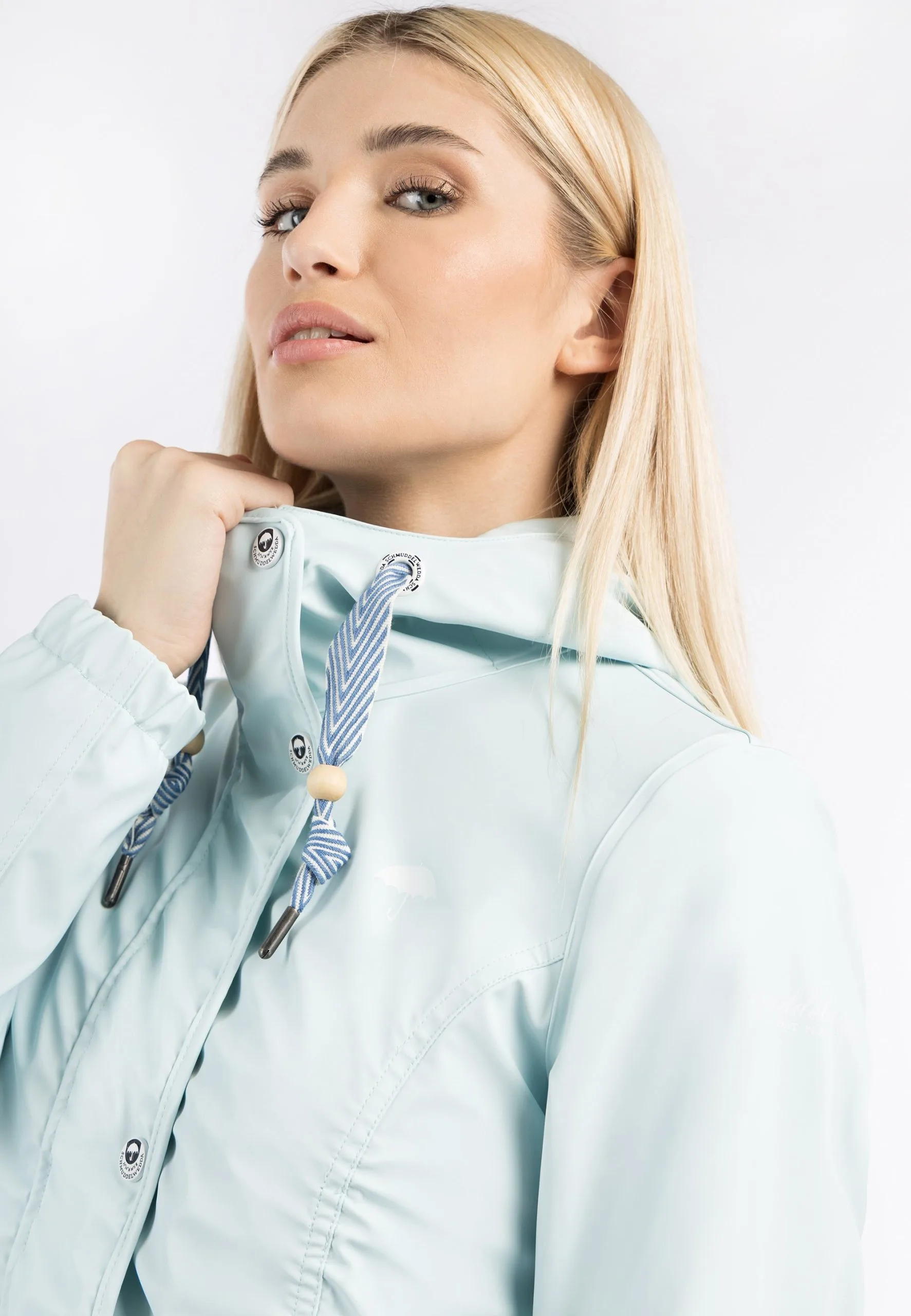 Schmuddelwedda RegenParkaBlaumint Donna Cappotti WD221U0OJ-K19 6 Schmuddelwedda RegenParkaBlaumint Donna Cappotti WD221U0OJ-K19 - immagine 4