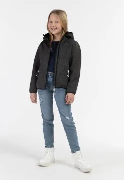 Schmuddelwedda Für KilataGiacca In PileGrau Melange Bambini Abbigliamento Outwear WD223J001-C11
