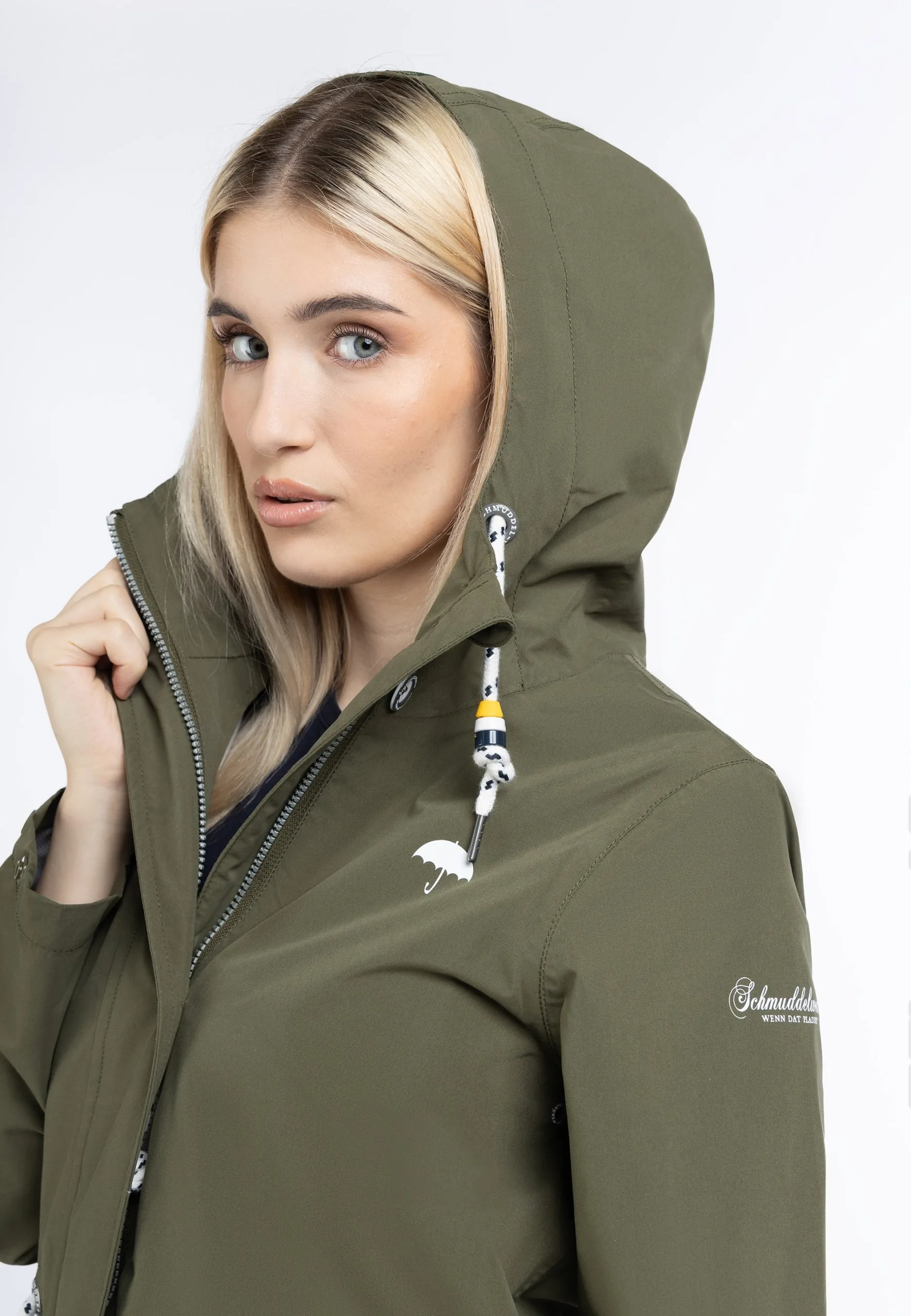 Schmuddelwedda Bridgeport - Parka - Militäroliv 6 Schmuddelwedda Bridgeport - Parka - Militäroliv - immagine 4