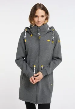 Schmuddelwedda ParkaGrau Melange Donna Cappotti WD221U0ID-C12