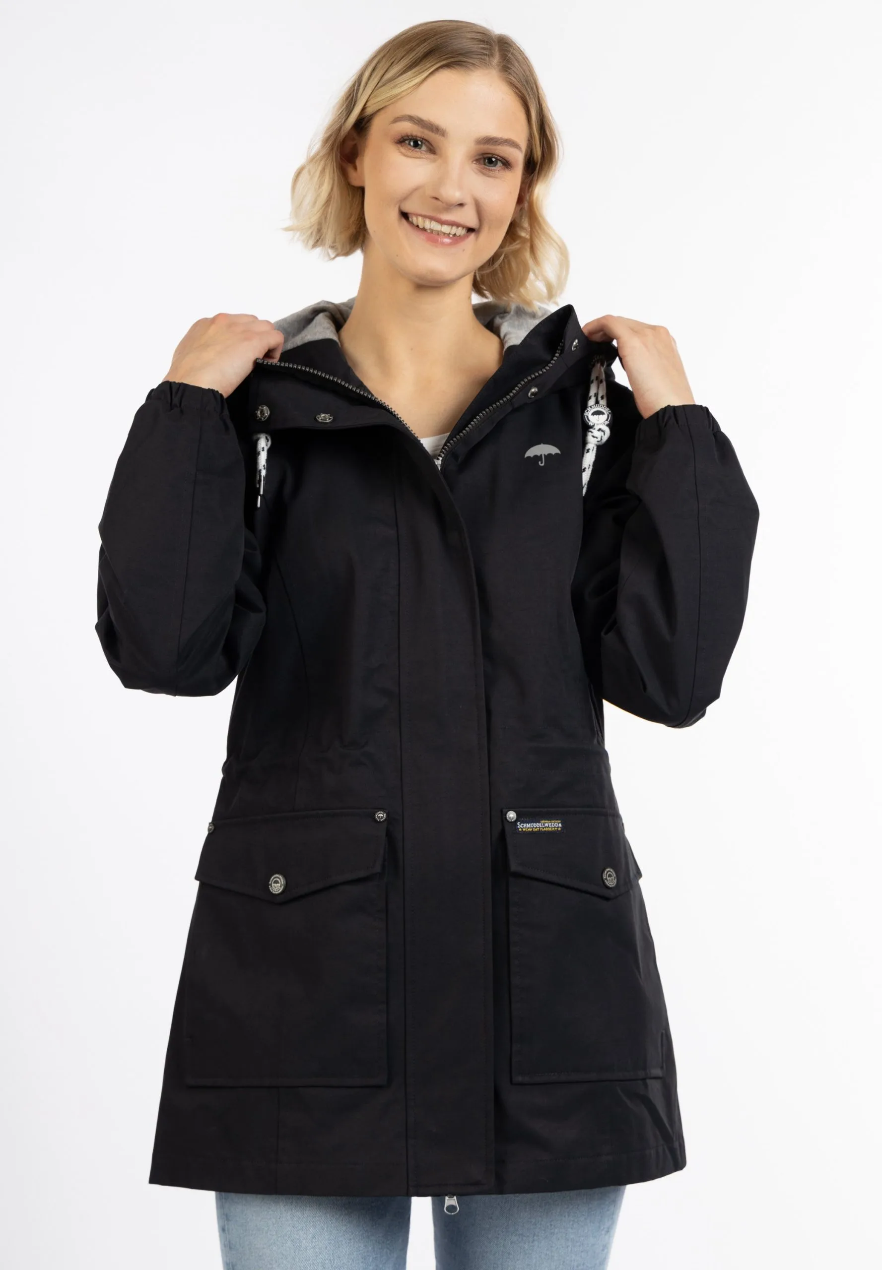 Schmuddelwedda BridgeportImpermeabileSchwarz Donna Giacche E Blazer WD221U0QU-Q11 3 Schmuddelwedda BridgeportImpermeabileSchwarz Donna Giacche E Blazer WD221U0QU-Q11