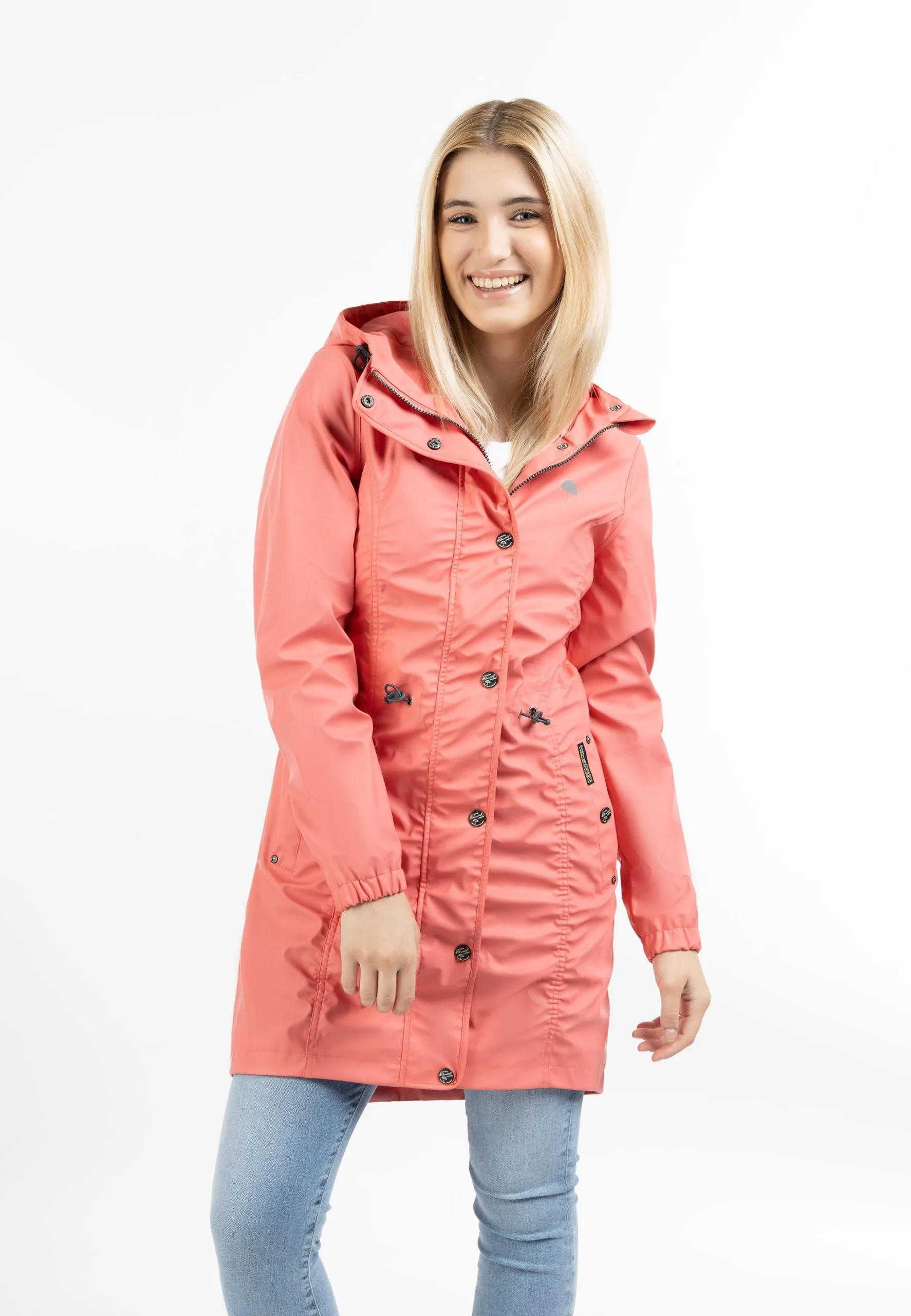 Schmuddelwedda Regen - Parka - Korallenrosa 3 Schmuddelwedda Regen - Parka - Korallenrosa
