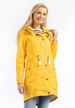 Schmuddelwedda RegenParkaHoniggelb Donna Giacche E Blazer WD221U0OJ-E14