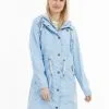 Schmuddelwedda RegenParkaIce Blue Donna Cappotti WD221U0OJ-K11