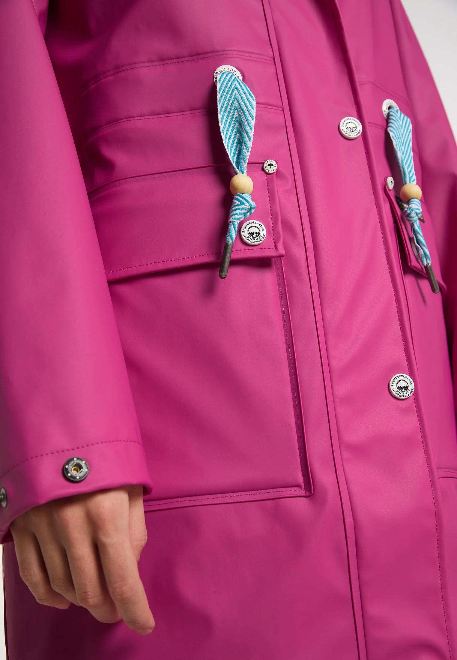 Schmuddelwedda Regen IncusParkaFuchsia Pink Donna Cappotti WD221U0RI-J13 6 Schmuddelwedda Regen IncusParkaFuchsia Pink Donna Cappotti WD221U0RI-J13 - immagine 4