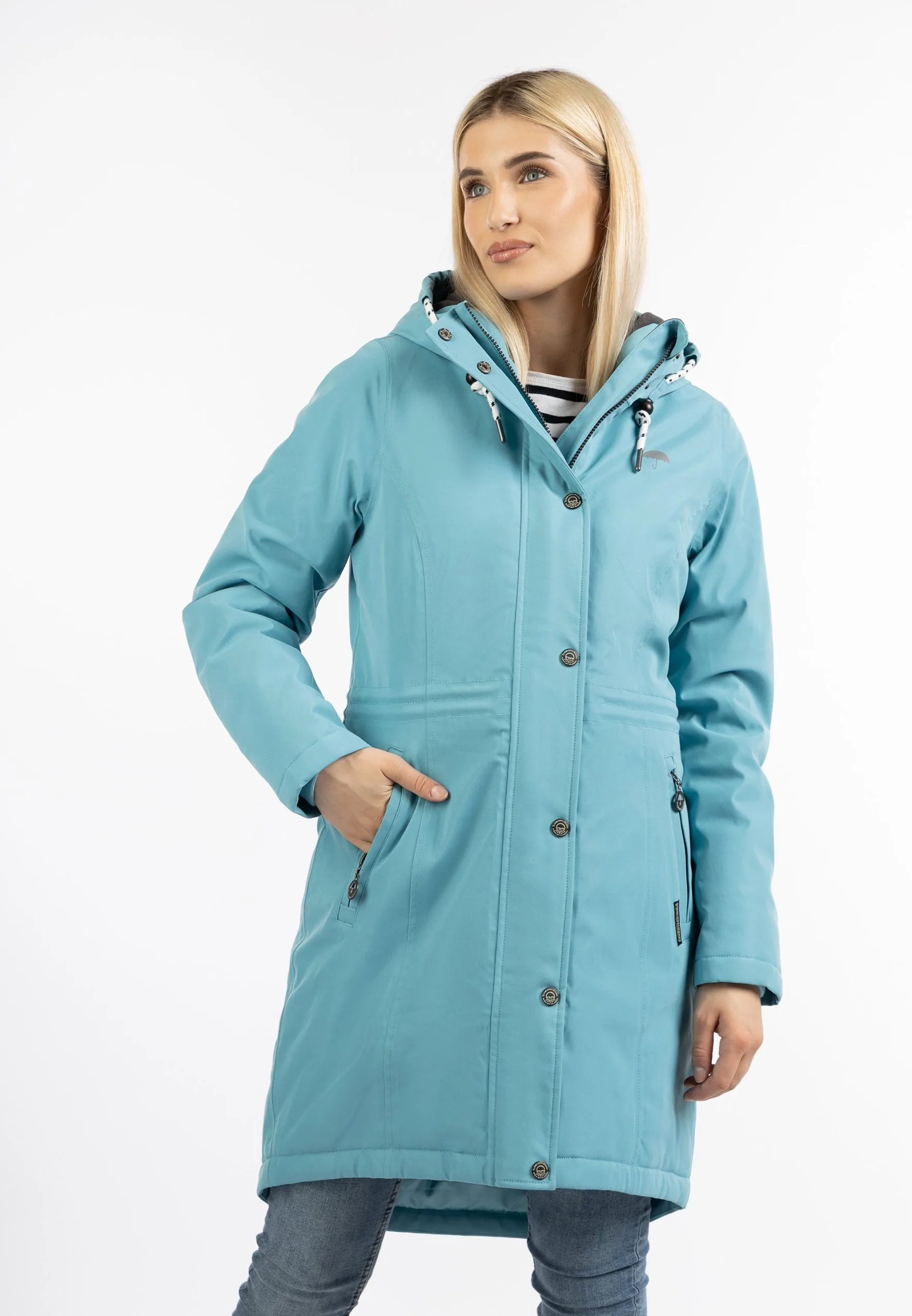 Schmuddelwedda Cappotto InvernaleEisblau Donna Cappotti WD221U0OS-K13 3 Schmuddelwedda Cappotto InvernaleEisblau Donna Cappotti WD221U0OS-K13