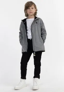 Schmuddelwedda Giacca OutdoorGrau Melange Bambini Abbigliamento Outwear WD224L005-C11