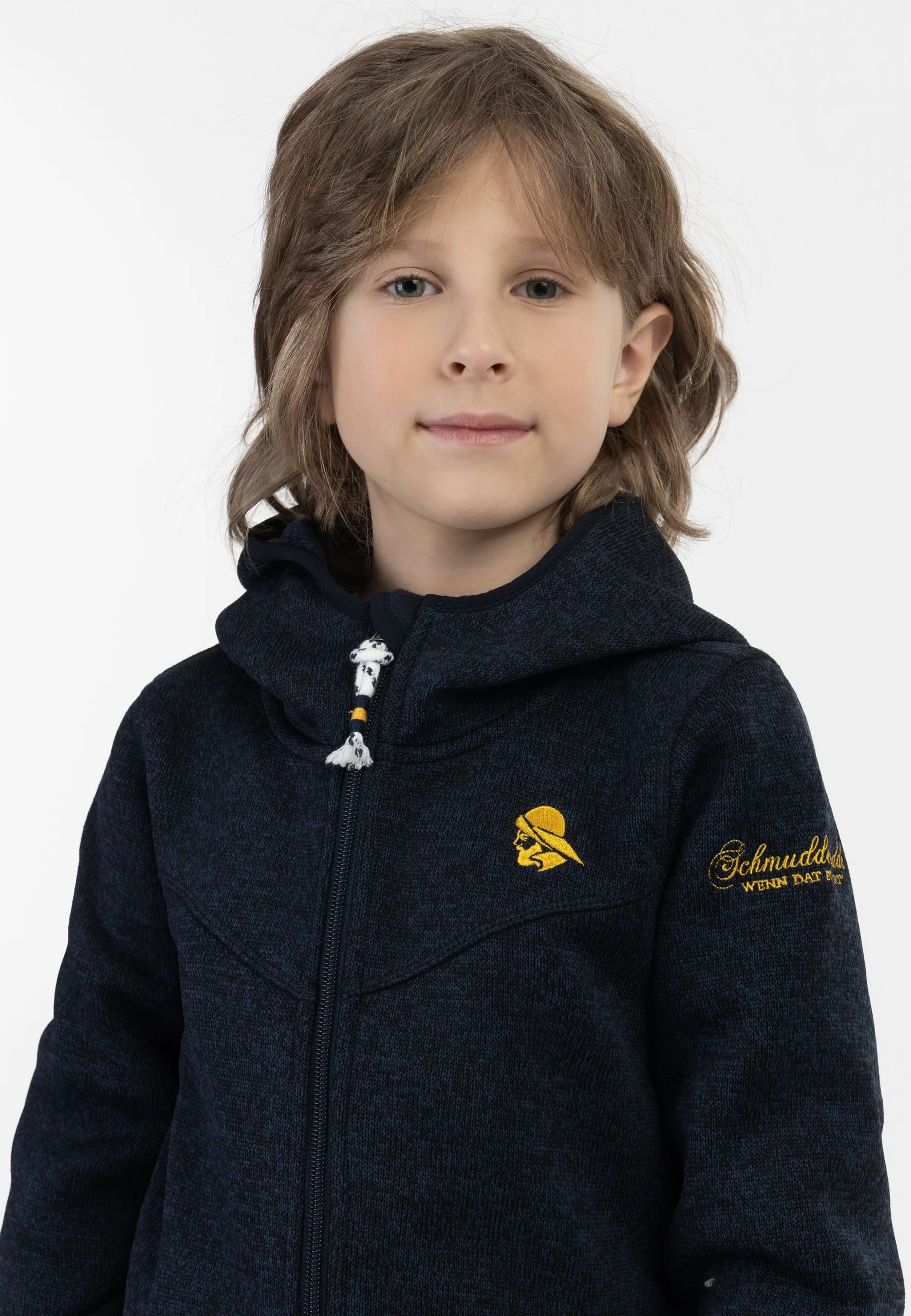 Schmuddelwedda Giacca In PileMarine Melange Bambini Abbigliamento Outwear WD224K000-K11 6 Schmuddelwedda Giacca In PileMarine Melange Bambini Abbigliamento Outwear WD224K000-K11 - immagine 4