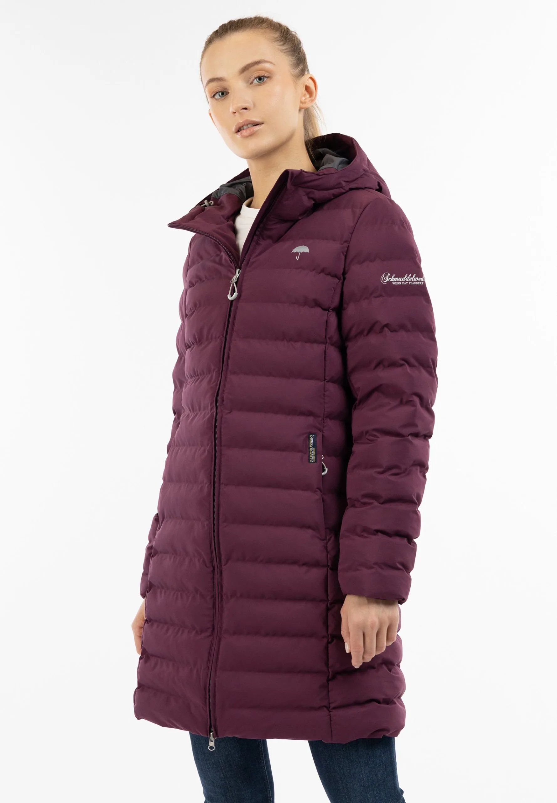 Schmuddelwedda Cappotto InvernaleAubergine Donna Cappotti WD222T0AF-I11 3 Schmuddelwedda Cappotto InvernaleAubergine Donna Cappotti WD222T0AF-I11