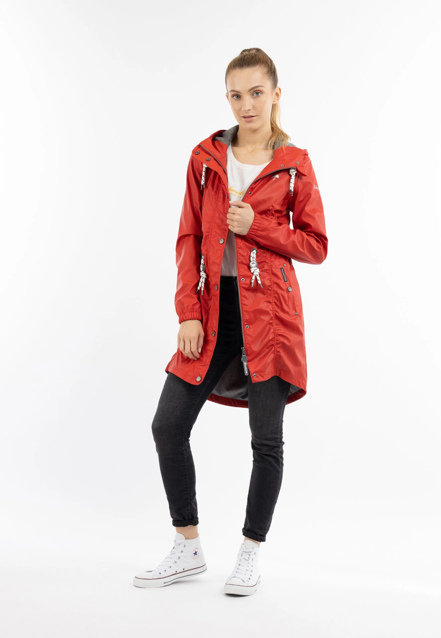 Schmuddelwedda RegenParkaRed Donna Giacche E Blazer WD221U0OJ-G14 4 Schmuddelwedda RegenParkaRed Donna Giacche E Blazer WD221U0OJ-G14 - immagine 2