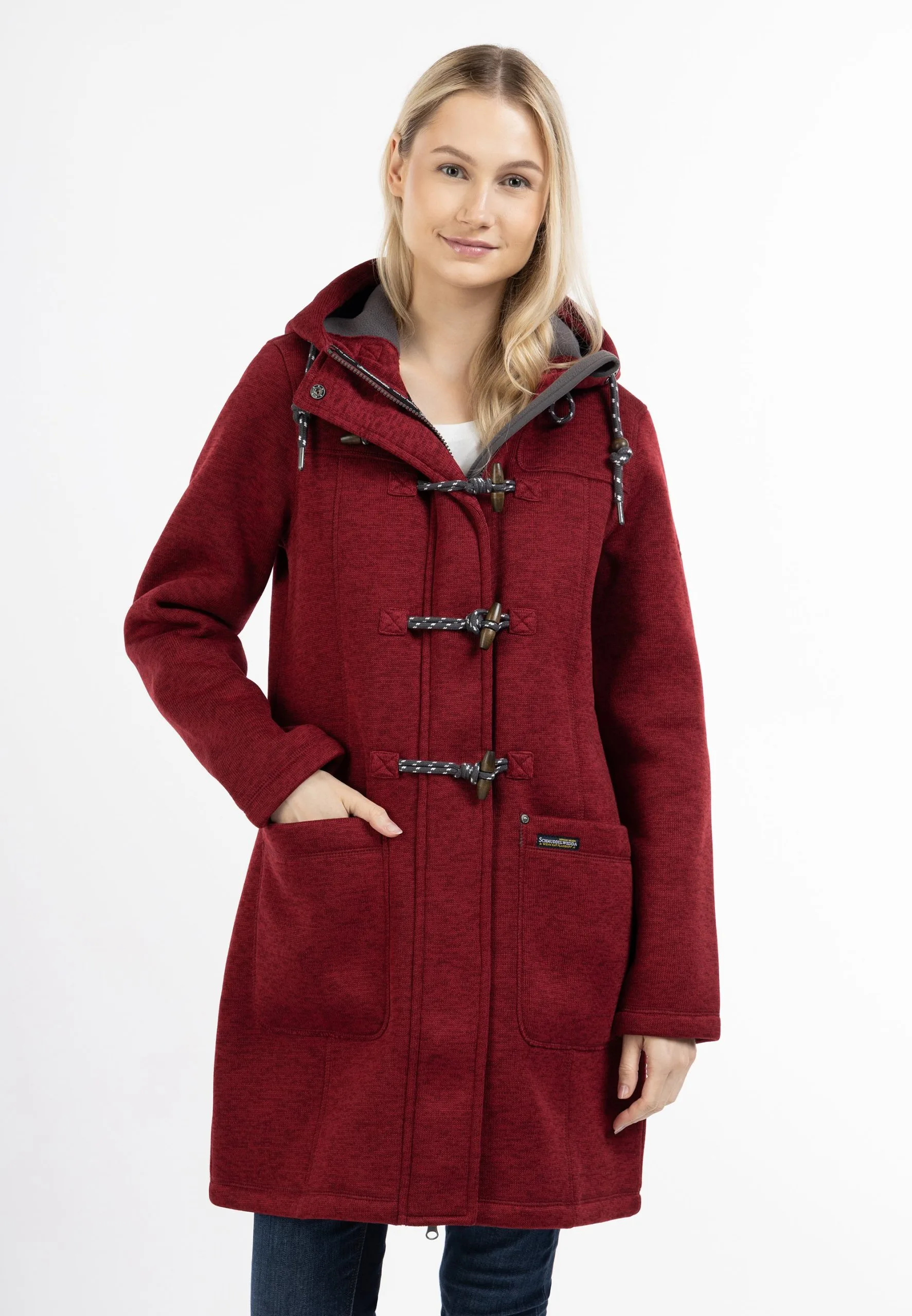 Schmuddelwedda FraullyCappotto CortoDunkelrot Melange Donna Cappotti WD221U0PD-G11 3 Schmuddelwedda FraullyCappotto CortoDunkelrot Melange Donna Cappotti WD221U0PD-G11
