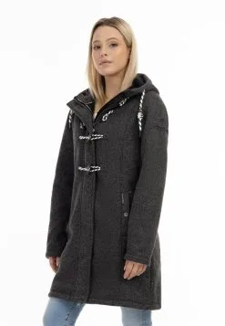 Schmuddelwedda Cappotto CortoGrau Melange Donna Cappotti WD221U0S7-C11