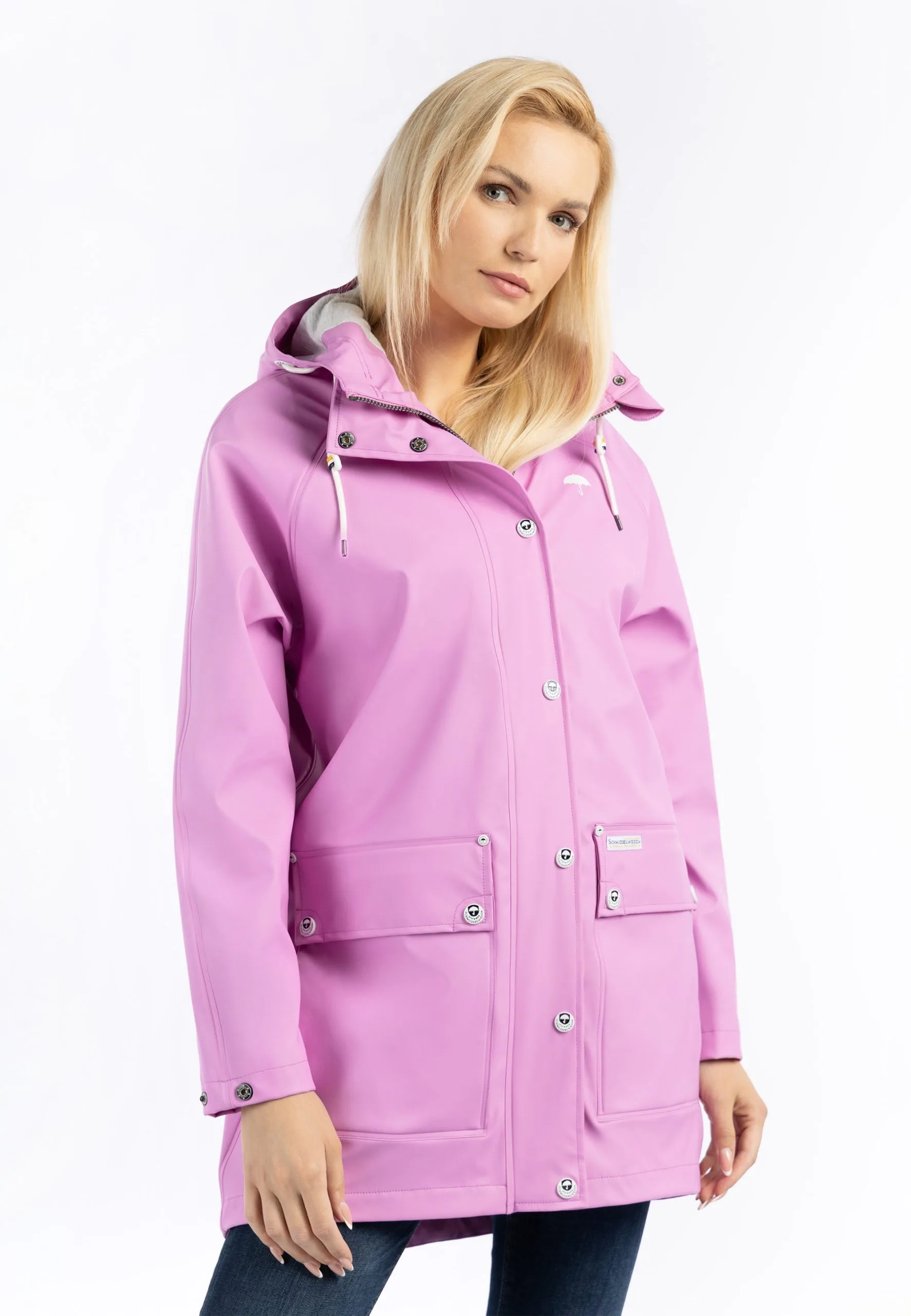 Schmuddelwedda ImpermeabileBonbonpink Donna Cappotti WD221U0OI-J14 3 Schmuddelwedda ImpermeabileBonbonpink Donna Cappotti WD221U0OI-J14