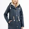 Schmuddelwedda Regenmantel Mit Webpelzfutter KeytiParkaMarine Donna Cappotti WD221U0P7-K12