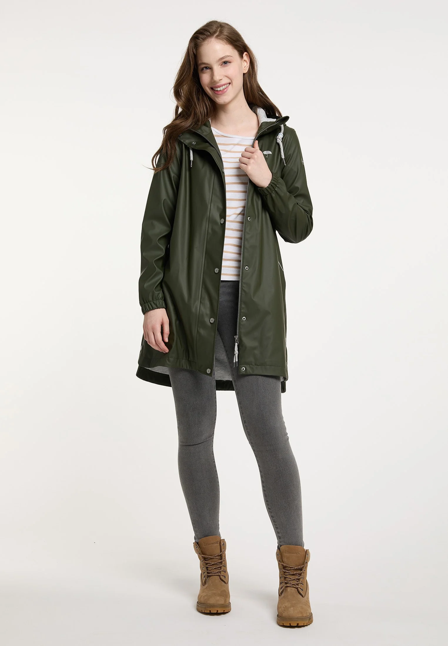 Schmuddelwedda BridgeportParkaDunkeloliv Donna Cappotti WD221U0OZ-M12 4 Schmuddelwedda BridgeportParkaDunkeloliv Donna Cappotti WD221U0OZ-M12 - immagine 2