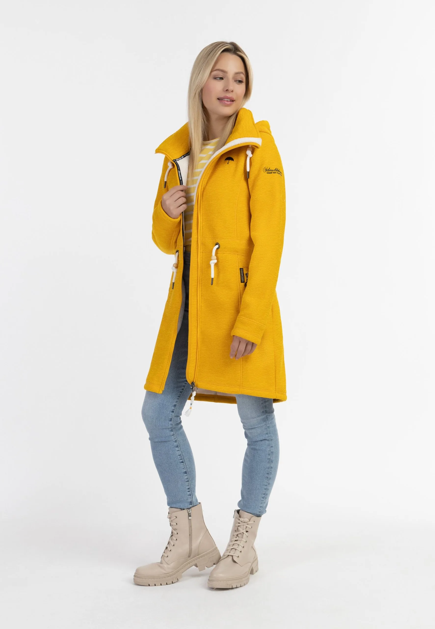 Schmuddelwedda KawaiCappotto InvernaleDunkelgelb Melange Donna Cappotti WD221U0S4-E11 4 Schmuddelwedda KawaiCappotto InvernaleDunkelgelb Melange Donna Cappotti WD221U0S4-E11 - immagine 2